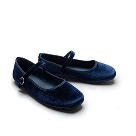 Tulleen Tulleen Michelle Satin Velvet Flats