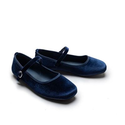 Tulleen Tulleen Michelle Satin Velvet Flats