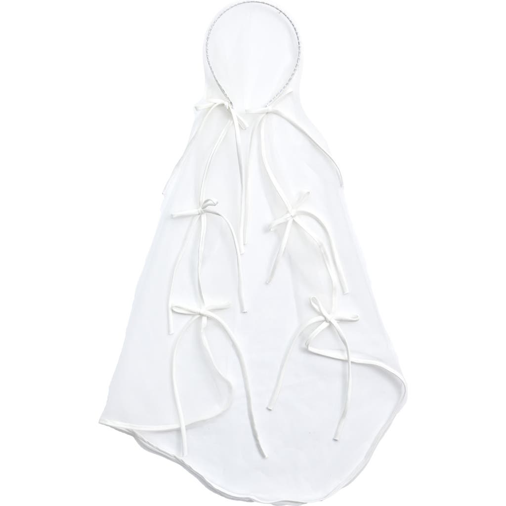 Tulleen Tulleen Ribbon-Tie Mesh Veil