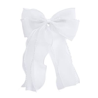 Tulleen Tulleen Sheer Organza Beaded-edge Hair Clip
