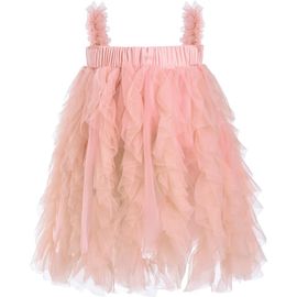Tulleen Tulleen Sleeveless Ruffle Layered Dress