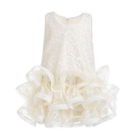 Tulleen Tulleen Yelena Lace Ruffle Dress