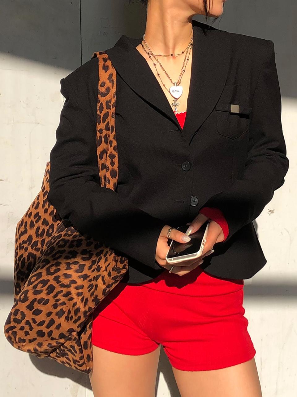 TUO CARRIE LEOPARD SHOULDER BAG