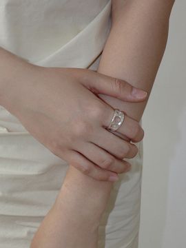 turntable 3 Hole Ring_ Silver
