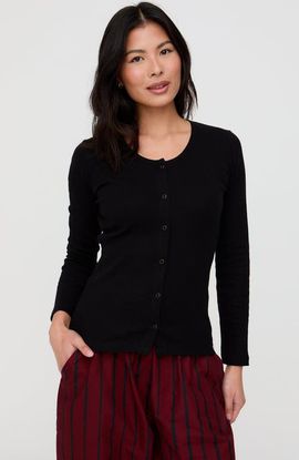 Turtledove London Turtledove London Organic Cotton Nora Long Sleeve Top