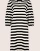 Turtledove London Turtledove London Organic Cotton Rosa Bold Stripe Print Midi Dress - 4