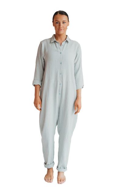 Turtledove London Turtledove London Organic Cotton Shana Collared Jumpsuit