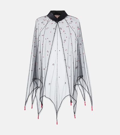 Tutu Du Monde Tutu Du Monde Fangtastic embellished tulle cape