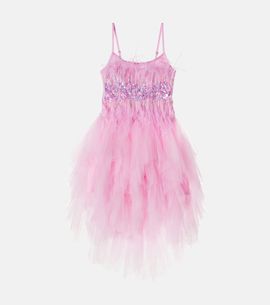 Tutu Du Monde Tutu Du Monde Glitz feather-trimmed tulle dress