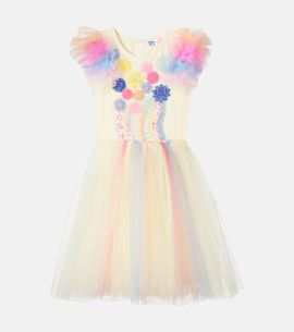 Tutu Du Monde Tutu Du Monde Sun Ray embellished cotton tulle dress