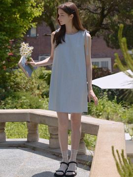 TWEE Harper Shirring Ribbon Dress