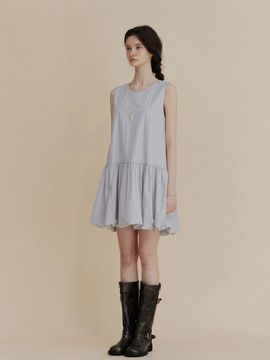 TWEE Low-Rise Shirring Sleeveless Dress