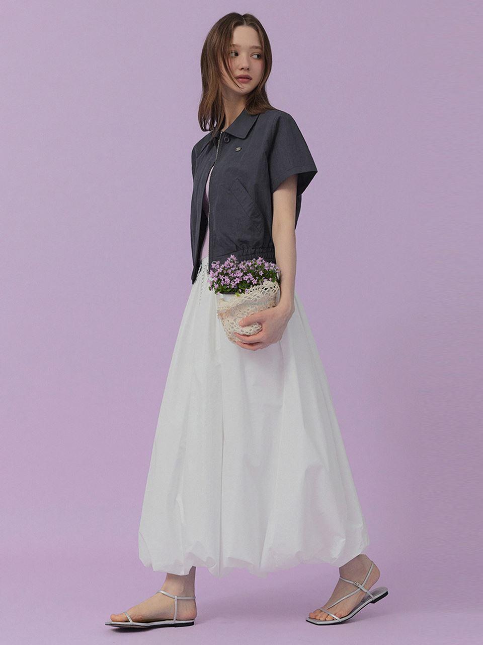 TWEE NOTINE Strap Balloon Long Skirt