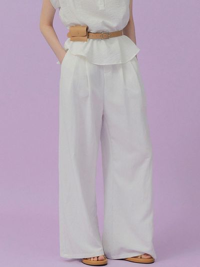 TWEE Queenville Two-Pleat Wide Trousers