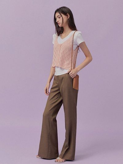TWEE SOPHINE Bootcut Long Trousers
