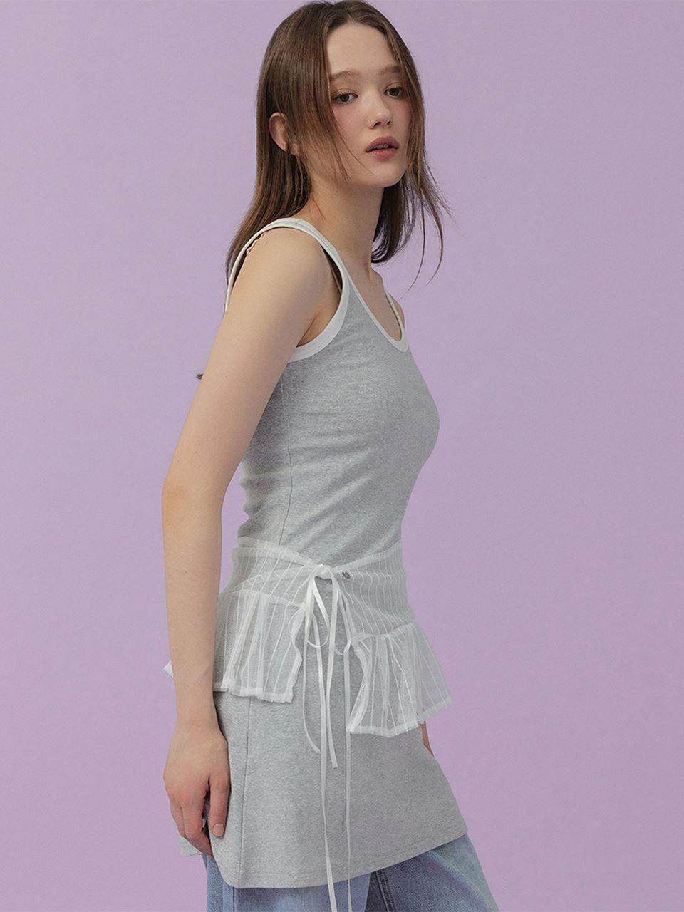 TWEE Torre Stripe See-through Wrap Skirt