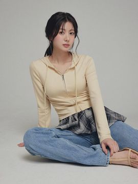 TWEE [TWEE] Dance Check Layered Skirt