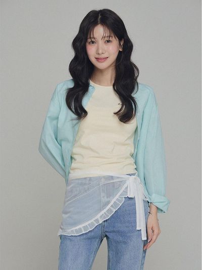 TWEE [TWEE] Glow Frill Layered Skirt