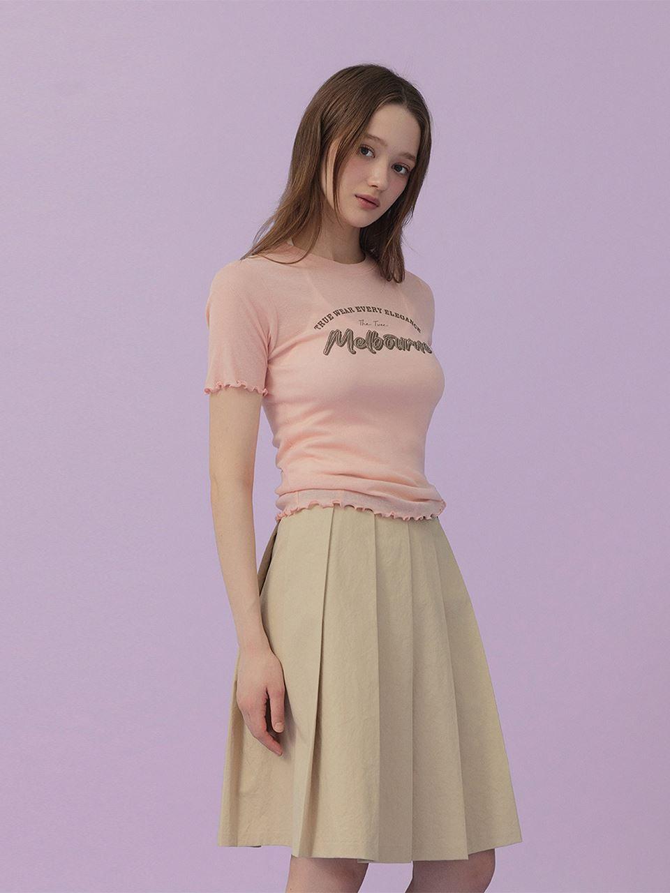 TWEE TWEE Roydin Pleated Skirt with Belt Set