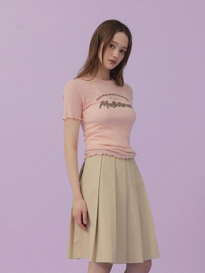 TWEE TWEE Roydin Pleated Skirt with Belt Set