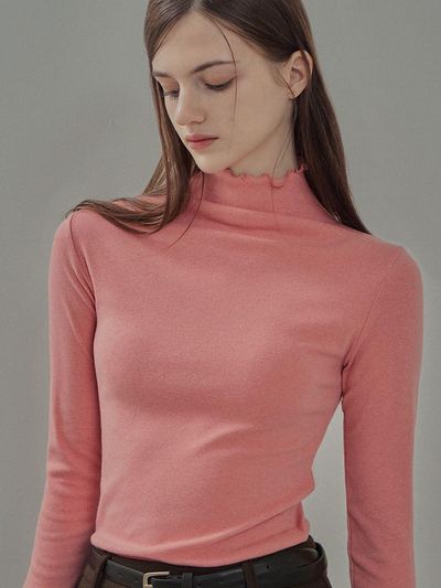 TWEE [TWEE] Siris wool turtleneck T-shirt