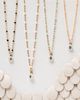 Twenty Two West Twenty Two West Mini Letter Necklace Green Medium - 1