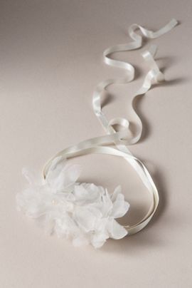 Twigs & Honey 3D Dahlia Silk Wrap Necklace