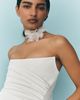 Twigs & Honey 3D Dahlia Silk Wrap Necklace - 3