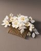 Twigs & Honey Creamy Floral Petite Garden Hair Comb - 3