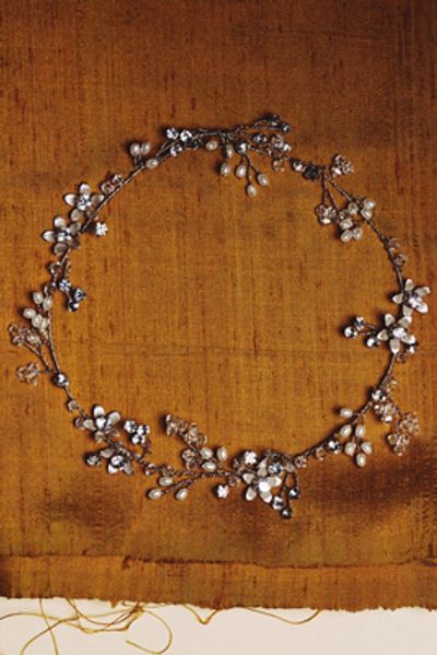 Twigs & Honey Flower Vine Pearl and Crystal Convertible Piece