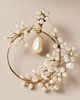 Twigs & Honey Freshwater Pearl Hoop Earrings - 2
