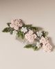 Twigs & Honey Hand-Beaded Floral Garden Comb - 3