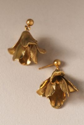 Twigs & Honey Hand-Sculpted Dimensional Floral Earrings
