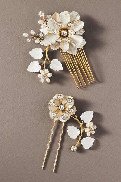 Twigs & Honey Ortensia Hair Pin and Comb Set