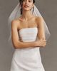 Twigs & Honey Triple Tier Short Clean Veil - 1