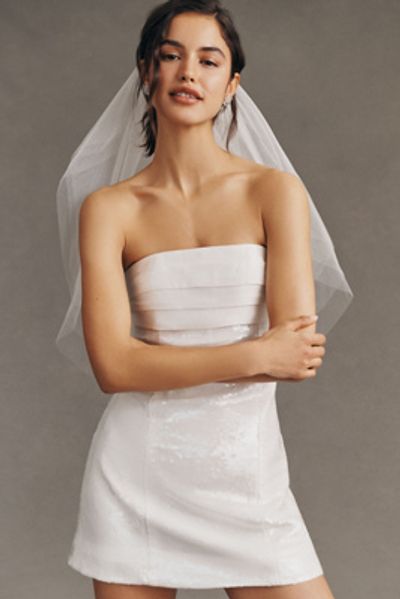 Twigs & Honey Triple Tier Short Clean Veil