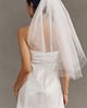 Twigs & Honey Triple Tier Short Clean Veil - 2