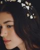 Twigs & Honey Wispy Peony Bridal Hair Vine - 1