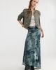 T.W.I.N. T. W.I. N. Burnout Mesh Ruched Skirt - 1
