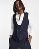 Twisted Tailor Twisted Tailor buscot suit vest in navy - 1