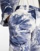 Twisted Tailor Twisted Tailor judd suit pants in white with blue ink floral print - 4