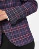 Twisted Tailor Twisted Tailor ladd suit jacket in navy and pink tartan plaid - 3