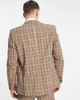 Twisted Tailor Twisted Tailor mepstead double breasted suit jacket in beige prince of wales check-Neutral - 3