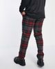 Twisted Tailor Twisted Tailor Plus Cardosi slim fit smart pants in gray and red check with pocket chain-Multi - 2