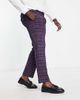 Twisted Tailor Twisted Tailor Plus ladd suit pants in navy and pink tartan check - 4