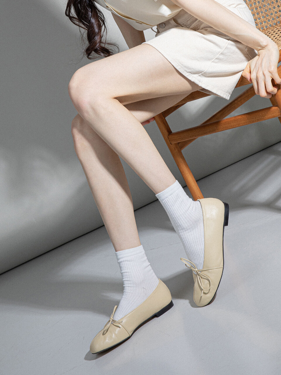TWJN Lauren Round Flat Shoes (6 Colors)