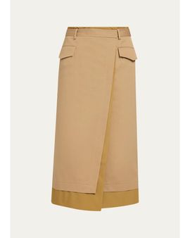 TWP A Trip to the Met Wrap Midi Skirt