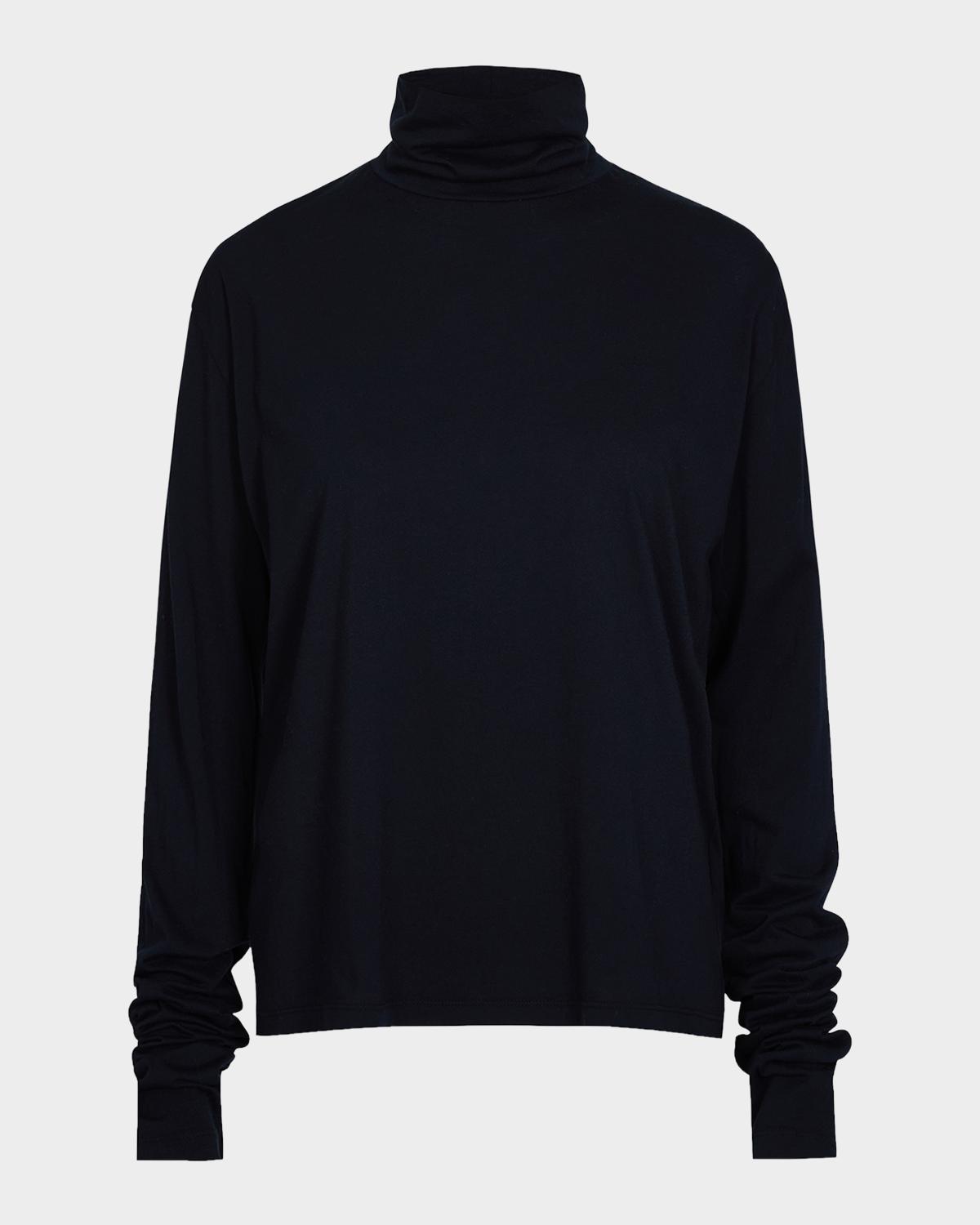 TWP Abby Cotton Turtleneck Top