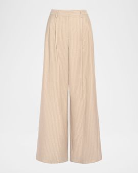 TWP Avery Linen-Blend Wide-Leg Pants