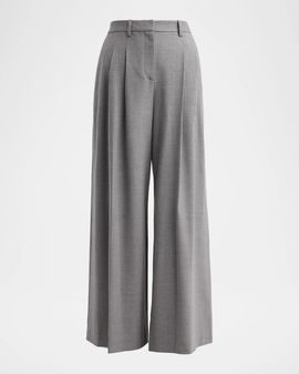 TWP Avery Pleated Wide-Leg Trousers